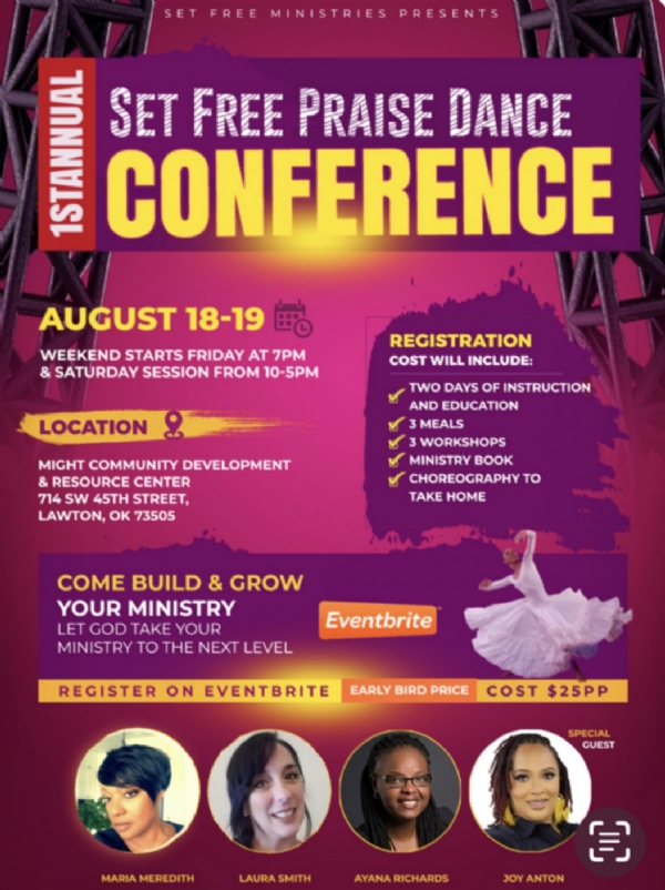 1st Annual Set Free Praise Dance Conference - Lawton, Oklahoma