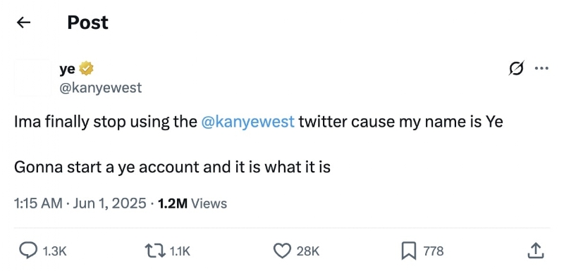 Kanye West Fans Demand For "Ye" Twitter User To Hand Over His Account
