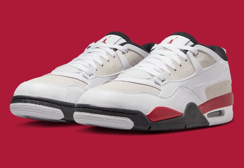 Air Jordan 4 RM "White/Gym Red" Keeps It Clean