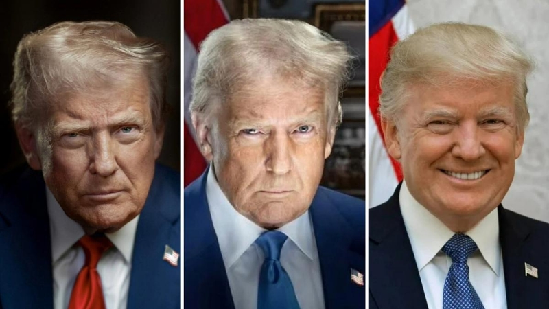 'Don't mess with me': Trump's dark look in new portrait