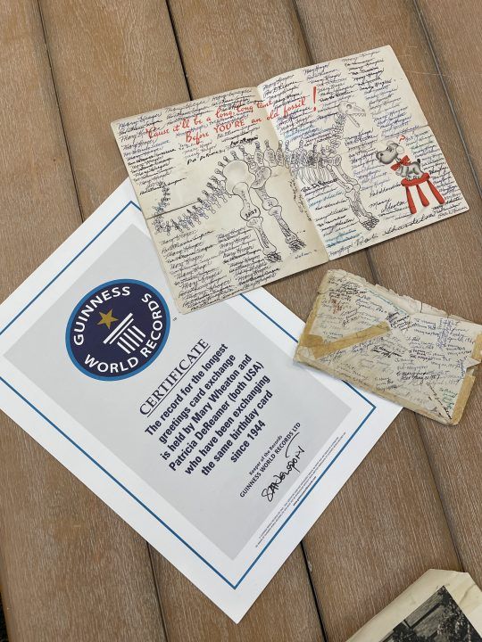 Local birthday card exchange gets world record