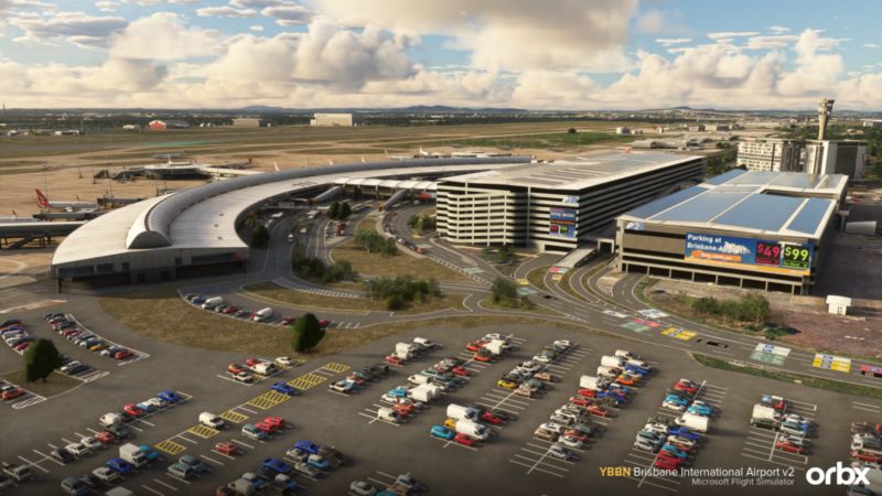 Orbx Releases Major Update for Brisbane Airport (YBBN) in Microsoft Flight Simulator
