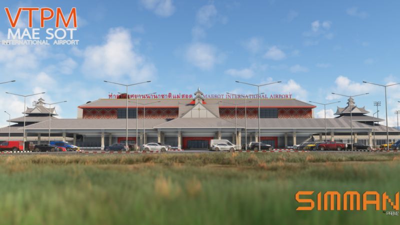 Touch Down at Thailand's Border: Simman Releases VTPM Mae Sot International for MSFS