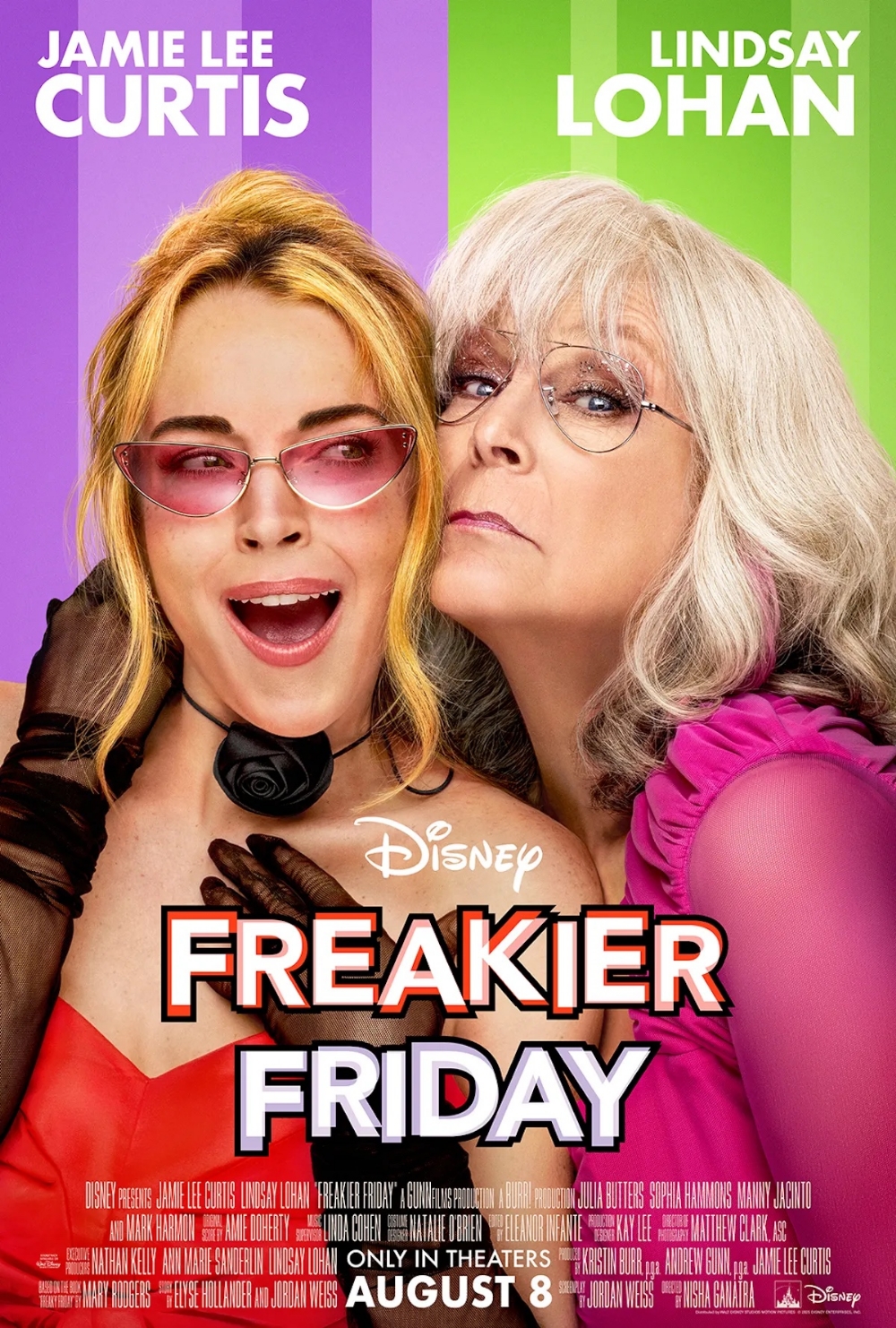 Prepare For The Freakquel: Jamie Lee Curtis & Lindsay Lohan Reunite In The Official 'Freakier Friday
