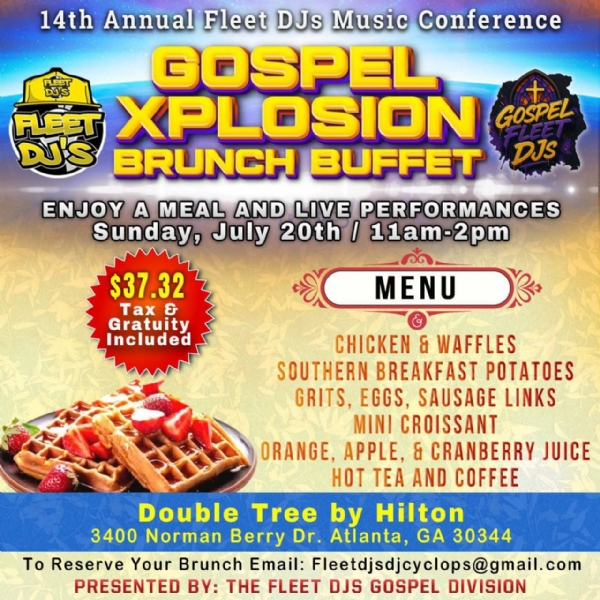 Gospel Xplosion Brunch Buffet