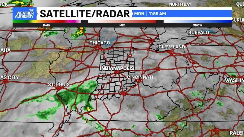 Warm and humid with rain chances through midweek