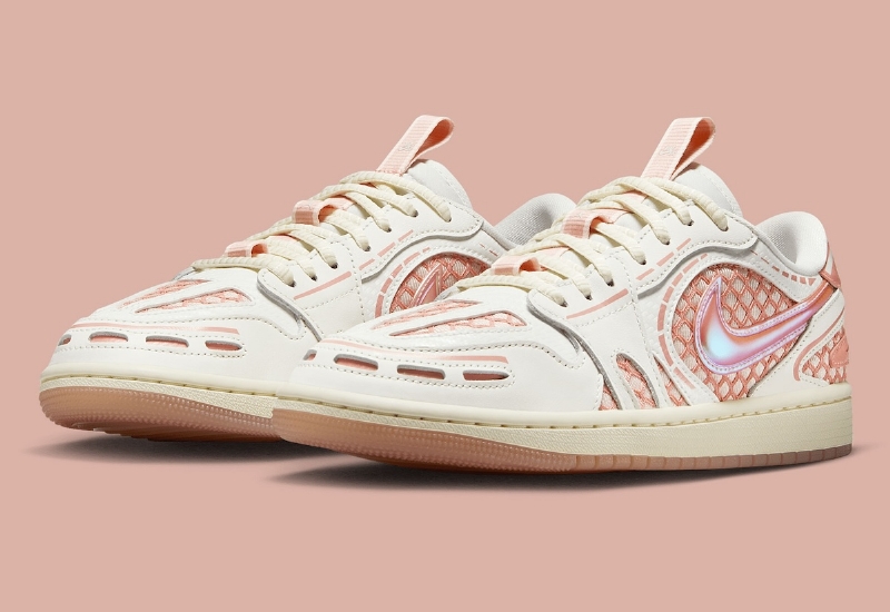 Official Look At The Air Jordan 1 Low MM V3 "Sail/Washed Coral"