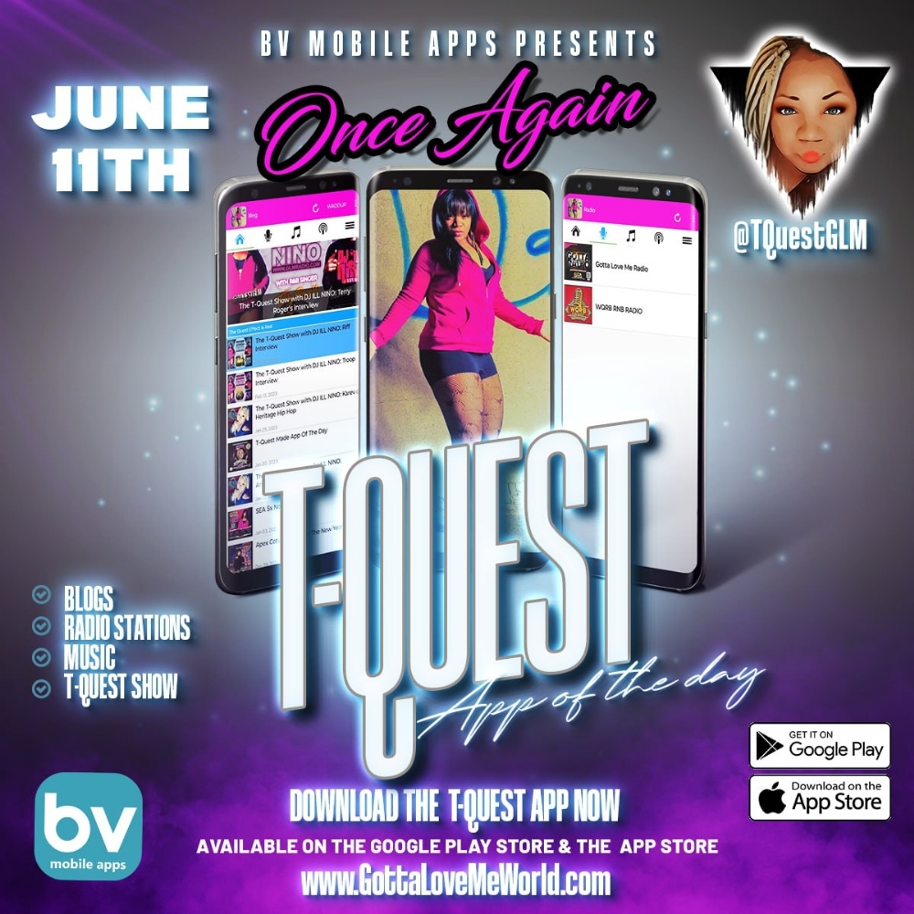T-Quest Made App Of The Day!
