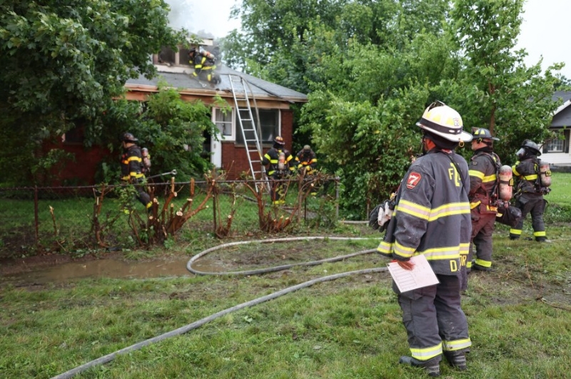 IFD extinguishes storm-related house fire on  near southwest side of Indianapolis