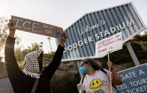 SOIURCE SPORTS: ICE Agents Denied Entry Into Dodgers Stadium, Sparks More Protests Against Immigrati