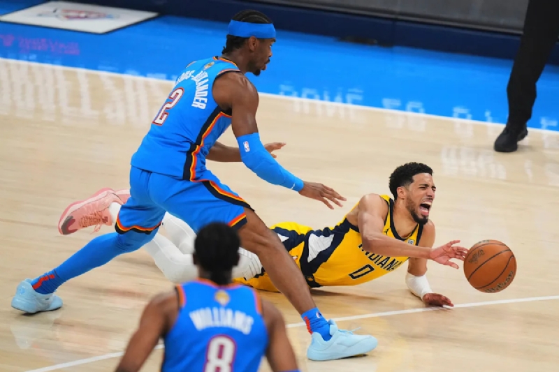 NBA Finals Game 7: Tyrese Haliburton needs help off court, ruled out after appearing to re-injure st