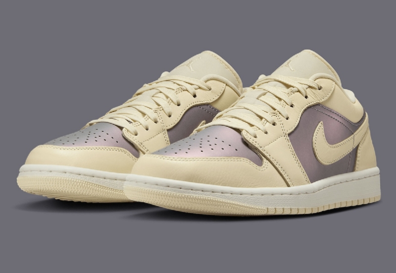 Air Jordan 1 Low "Muslin/Royal Tint" Brings Subtle Glow