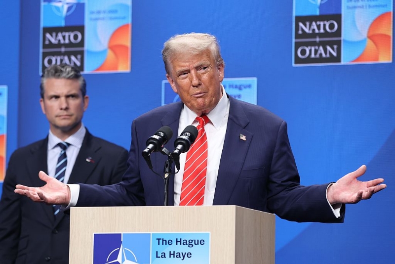 Peach Papa Trump Uses Usher Song In Lame NATO Recap Video, Social Media Demands Cease & Desist