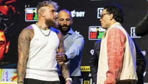 SOURCE SPORTS: Jake Paul And Julio Cesar Chavez Face Off Before Saturday's Main Event