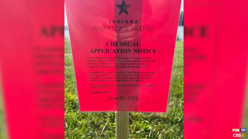 Muncie beach temporarily closes due to high algae levels