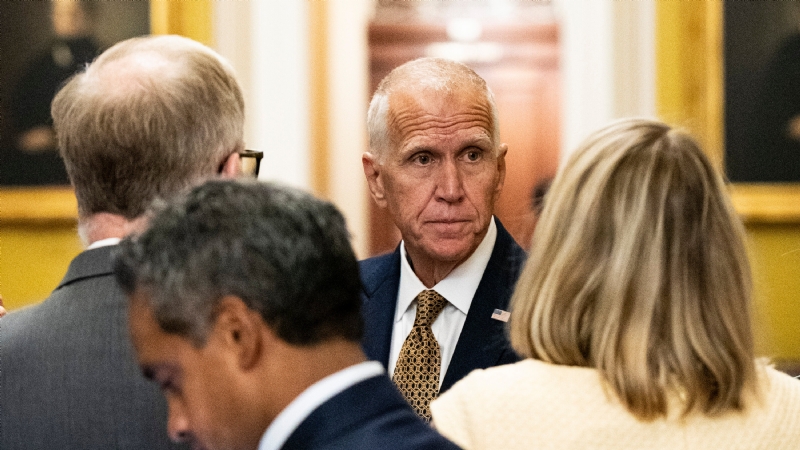 Tillis Announces He Won't Run Again as Trump Threatens Him With a Primary