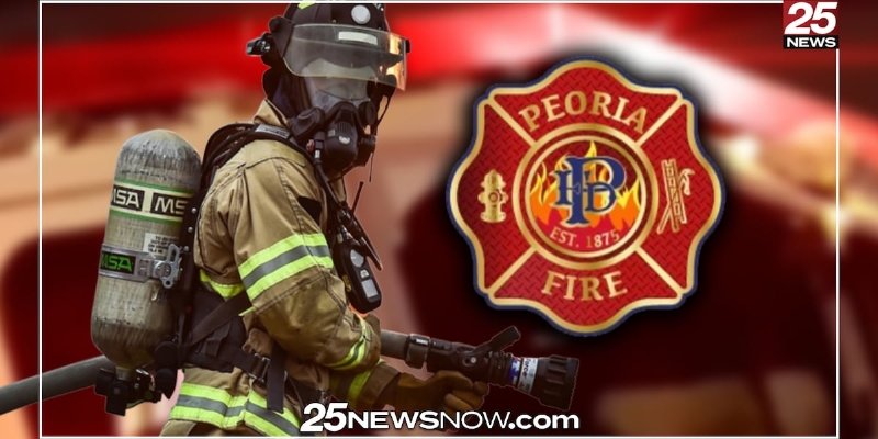 Central Peoria home heavily damaged by fire ignited by outdoor cooking