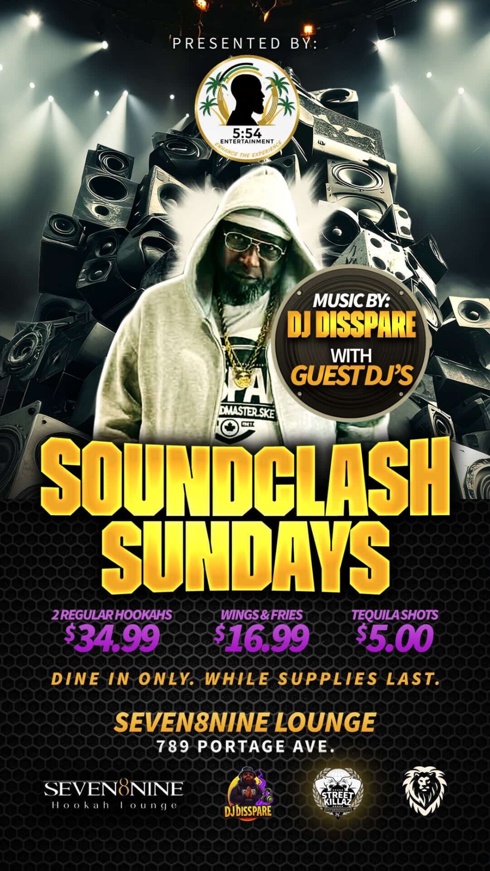 @djdisspare @streetkillazent  SEE YOU THIS SUNDAY @seven8nine_lounge