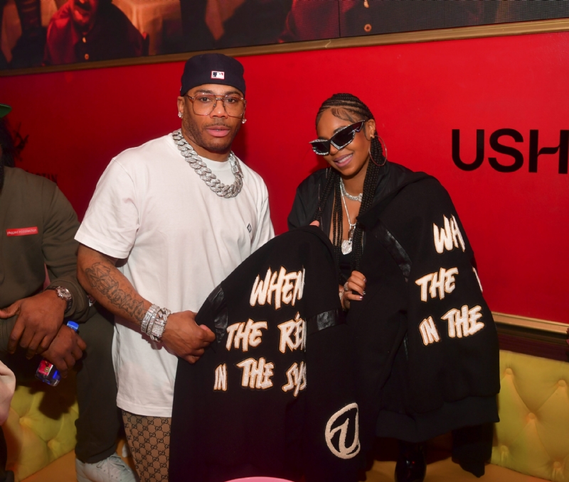 Ashanti's Dad Recalls Nelly Asking To Marry His Daughter In Heartfelt Baby Shower Clip: Watch
