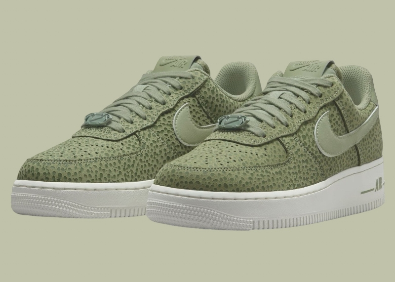 Nike Air Force 1 Safari "Oil Green" Officially Unveiled