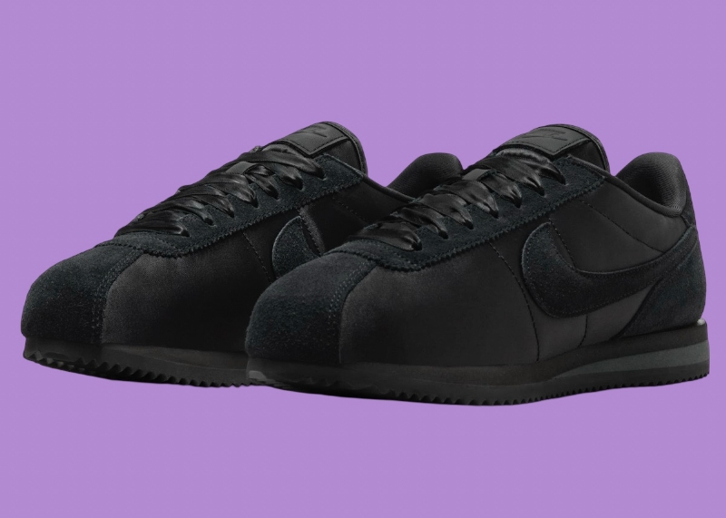 Nike Cortez "Black Satin" Officially Unveiled