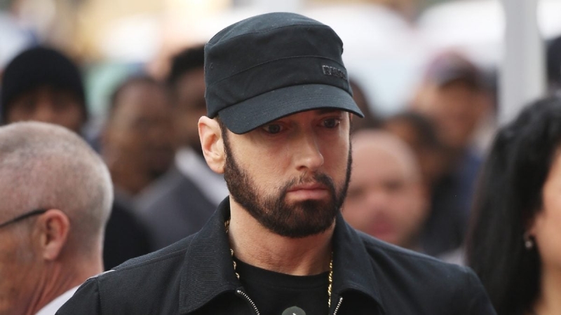 Eminem's Alter Ego Gets Zipped Up In Body Bag On New Album Cover