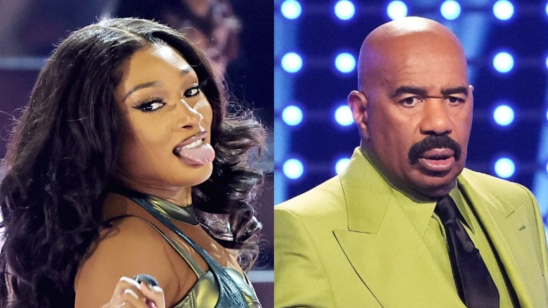Megan Thee Stallion Stuns Steve Harvey With 'Family Feud' Answer
