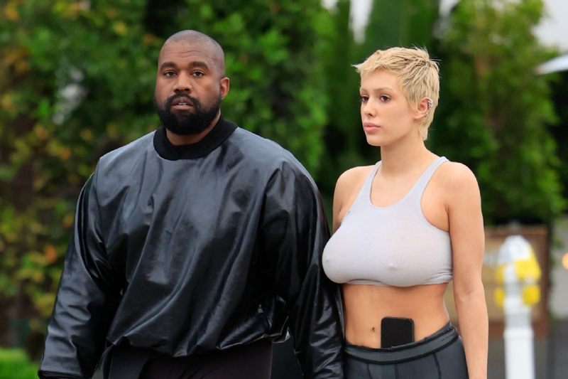 Bianca Censori Puts Microscopic Bikini Top To The Test During Kanye West Lunch Date