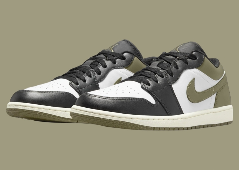 Air Jordan 1 Low "Medium Olive" Officially Revealed