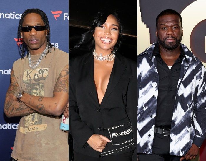 New Couple??? Travis Scott Seemingly Pops Out With 50 Cent's Ex Cuban Link, Rick Ross Pokes Fun At 5