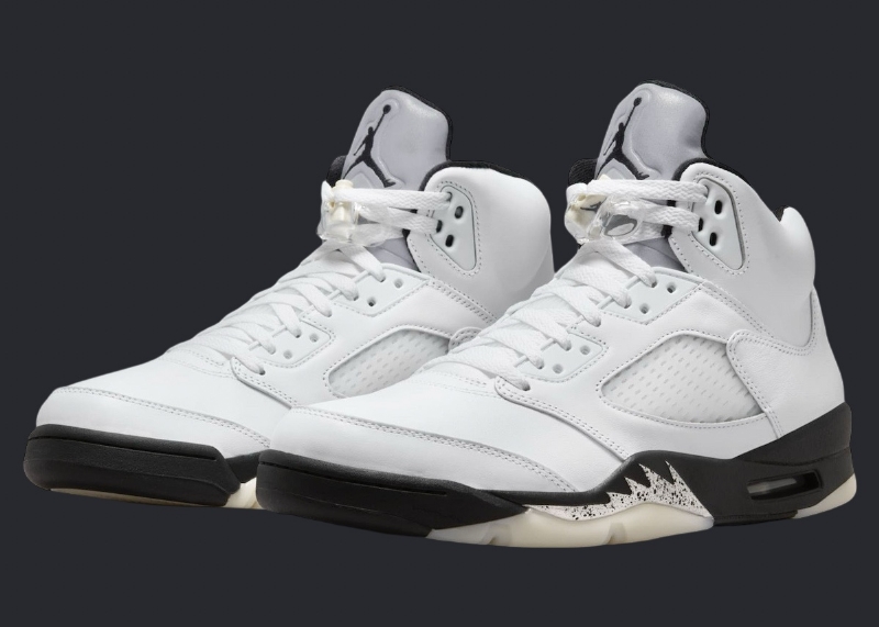 Air Jordan 5 "White Black" Officially Unveiled