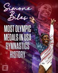 Most Olympic Medals; Congrats Simone!
