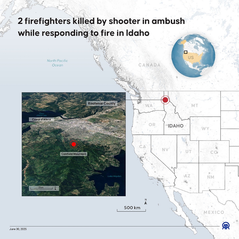 Idaho Shooting Suspect Wess Roley Found Dead After Killing 2 Firemen