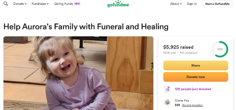 Family of toddler killed by lawnmower starts GoFundMe