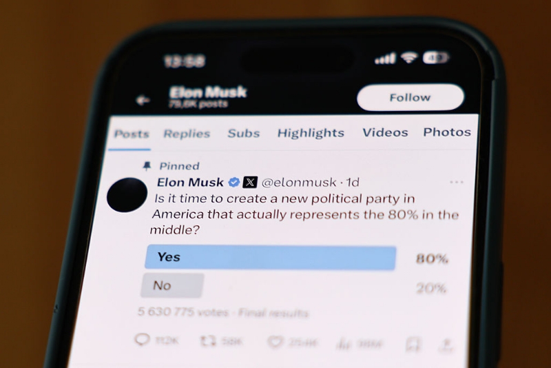 Elon Musk Forms New Politcal Party In Wake of Fallout With Donald Trump, X Isn't Feeling It