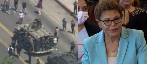 Mayor Karen Bass Blasts Feds After Military Vehicles, ICE Descending on MacArthur Park