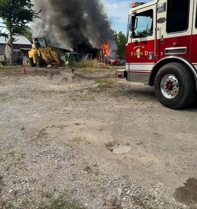 Fire burned New Castle home, trailer