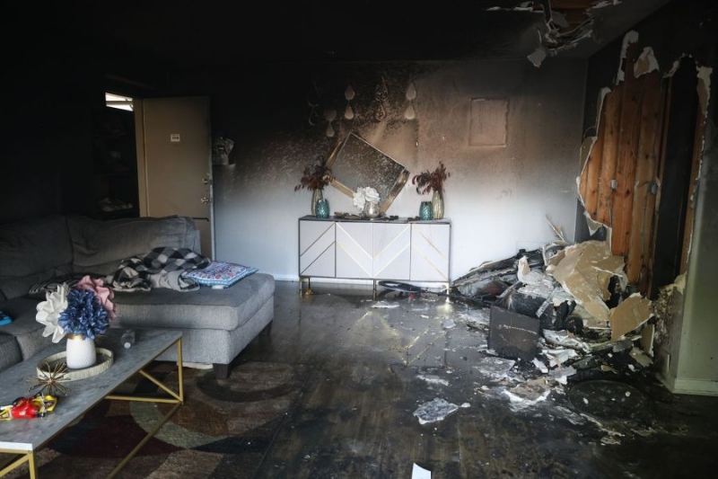A closed bedroom door saved a 5 year old from fire