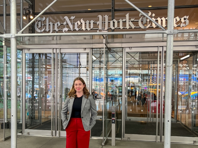 Mercer alumna covers breaking news as New York Times fellow