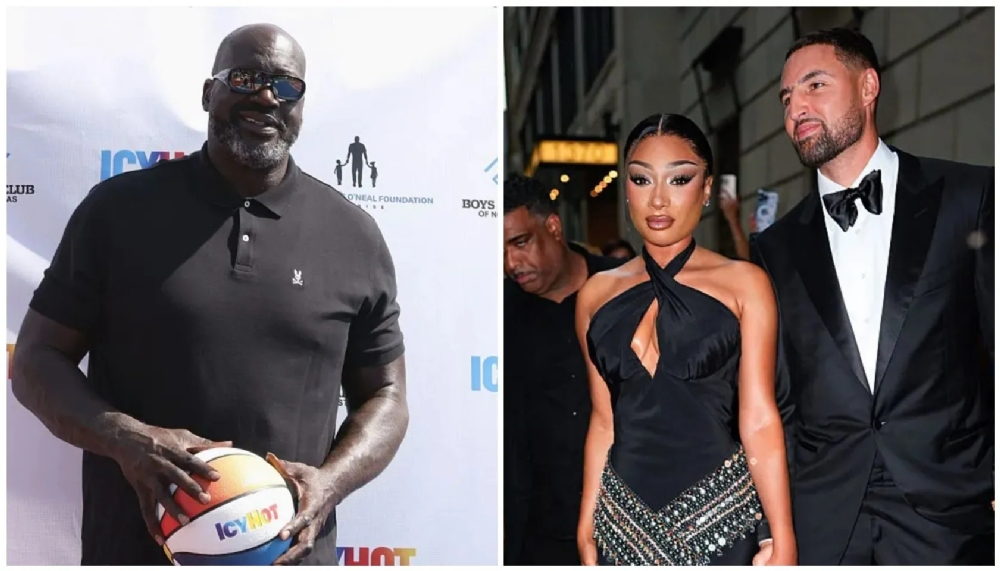 Shaquille O'Neal Gives Megan Thee Stallion & Klay Thompson's Relationship "6 Weeks," Social Media Ca