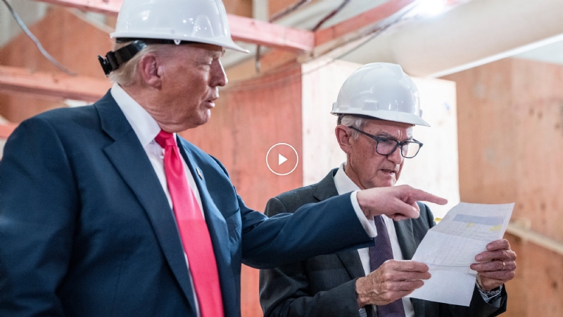 Video: Powell Corrects Trump on Cost of Fed Renovations