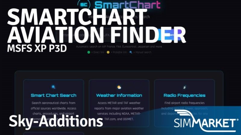 Sky-Additions - SmartChart Aviation Finder MSFS XP P3D