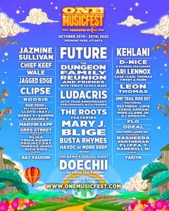 ONE Musicfest Returns to Atlanta with Future, Dungeon Family Reunion, and Mary J. Blige