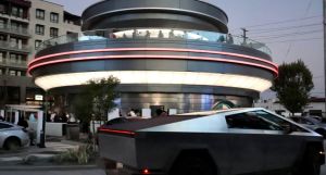 Tesla's New Hollywood Diner Sparks Angry Protests Condemning Elon Musk