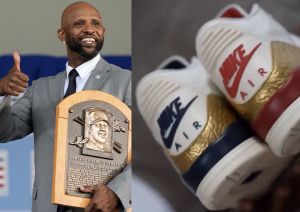 SOURCE SPORTS: HOFer CC Sabathia Rocks One-of-One Air Jordan PE 3 To Cooperstown Induction