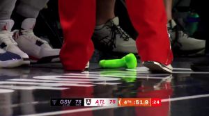 Fan Throws Lime Green Sex Toy on Court During Dream vs. Valkyries Game