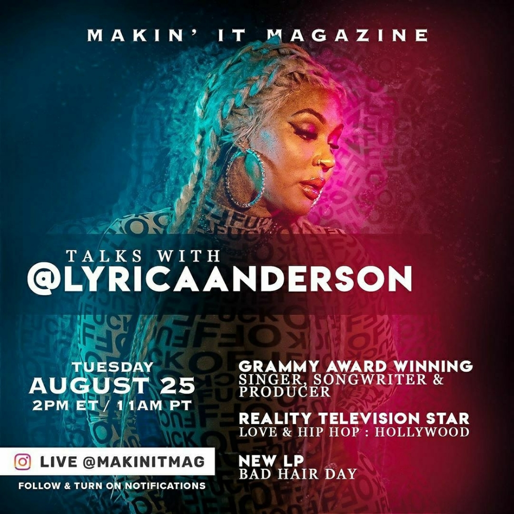 Meet Lyrica Anderson Tues Aug 25th