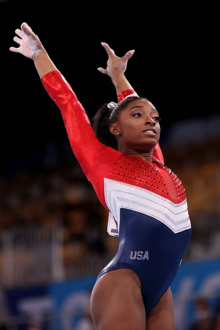 Simone Biles Returns To Compete In Tokyo Olympics Balance Beam Final