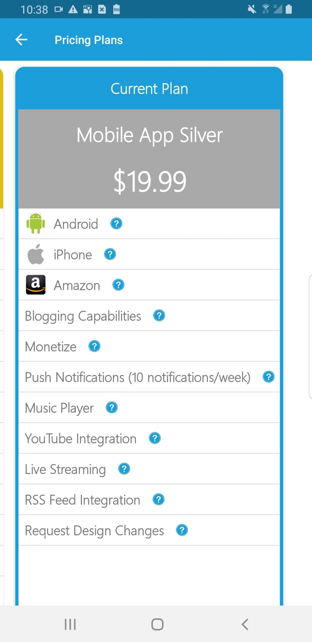 Pricing Page