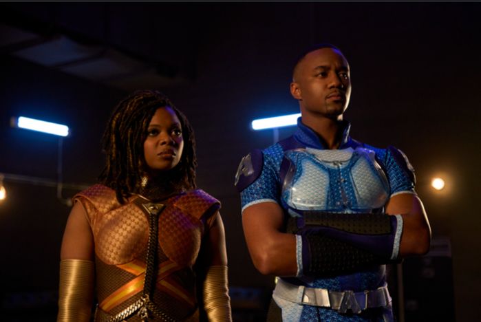 'The Boys' Exclusive: Jessie T. Usher And Susan Heyward Gleefully Embrace Show's Graphic Effects And